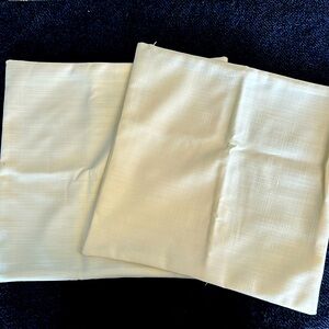 Couch pillow case covers (2) cream